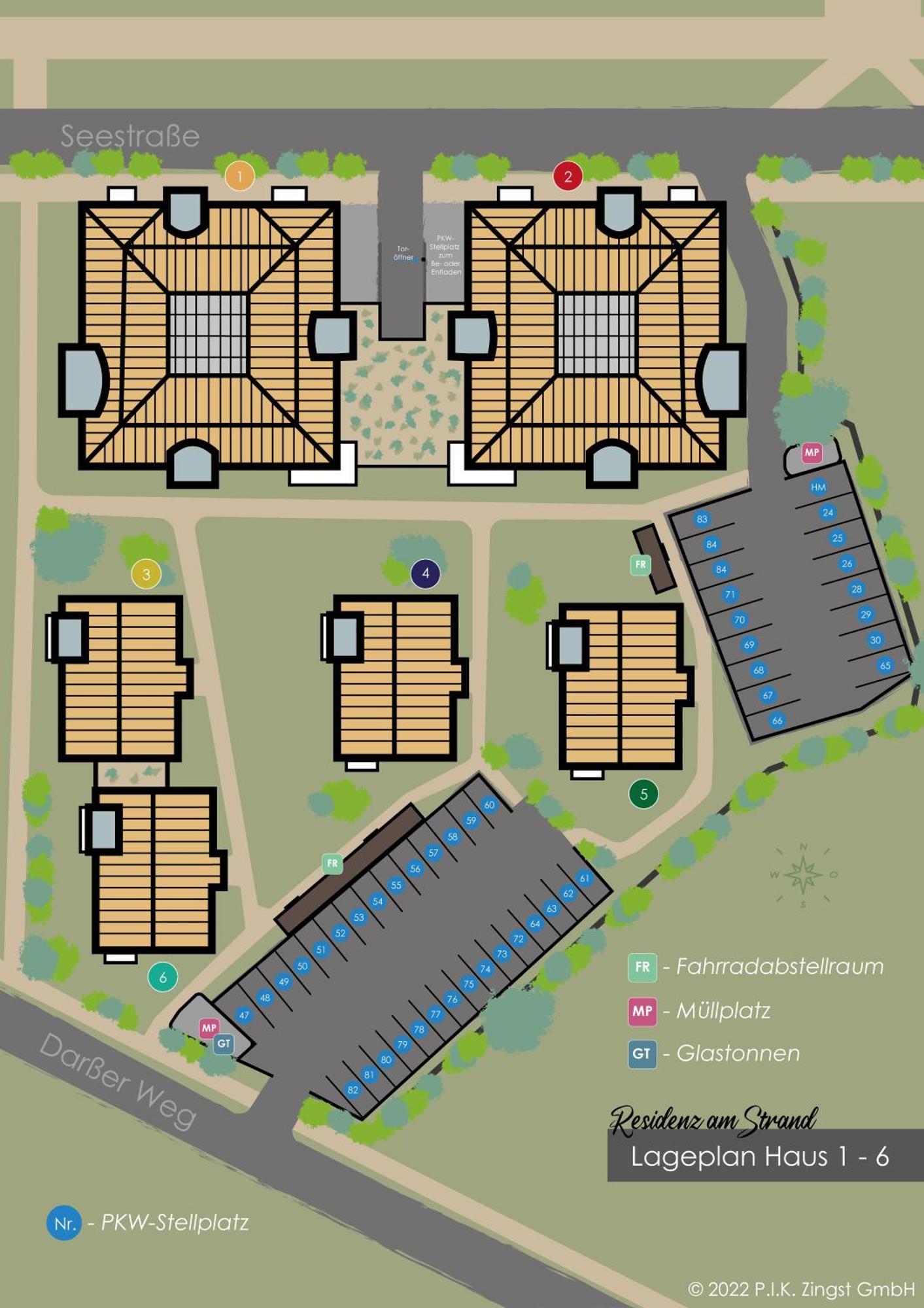 Residenz Am Strand Wohnung 1-17 Zingst Dış mekan fotoğraf